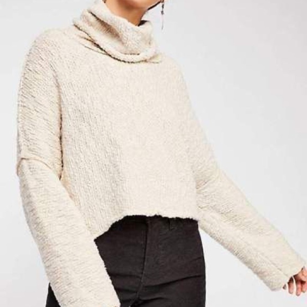 Free People Big Easy Cowl Neck Sweater